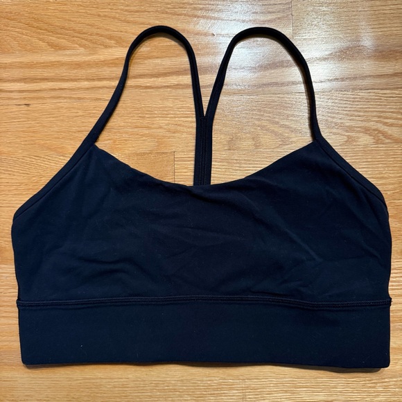 Lululemon Flow Y Bra Black 10 🖤🍋 - Picture 2 of 4